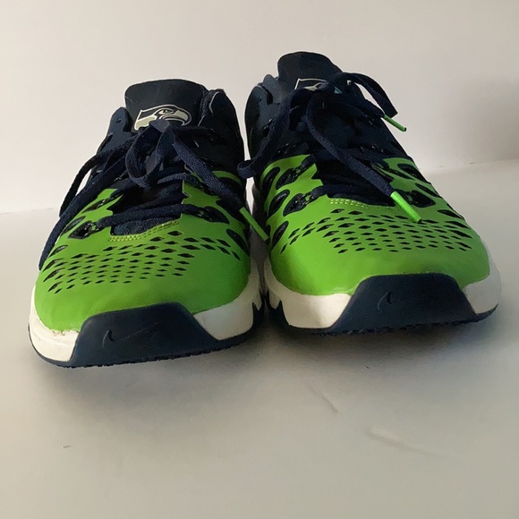 NIKE Sneakers Men’s Size 8 Seahawks Speed Shoe Blue & Green 848587 307 - Picture 14 of 15